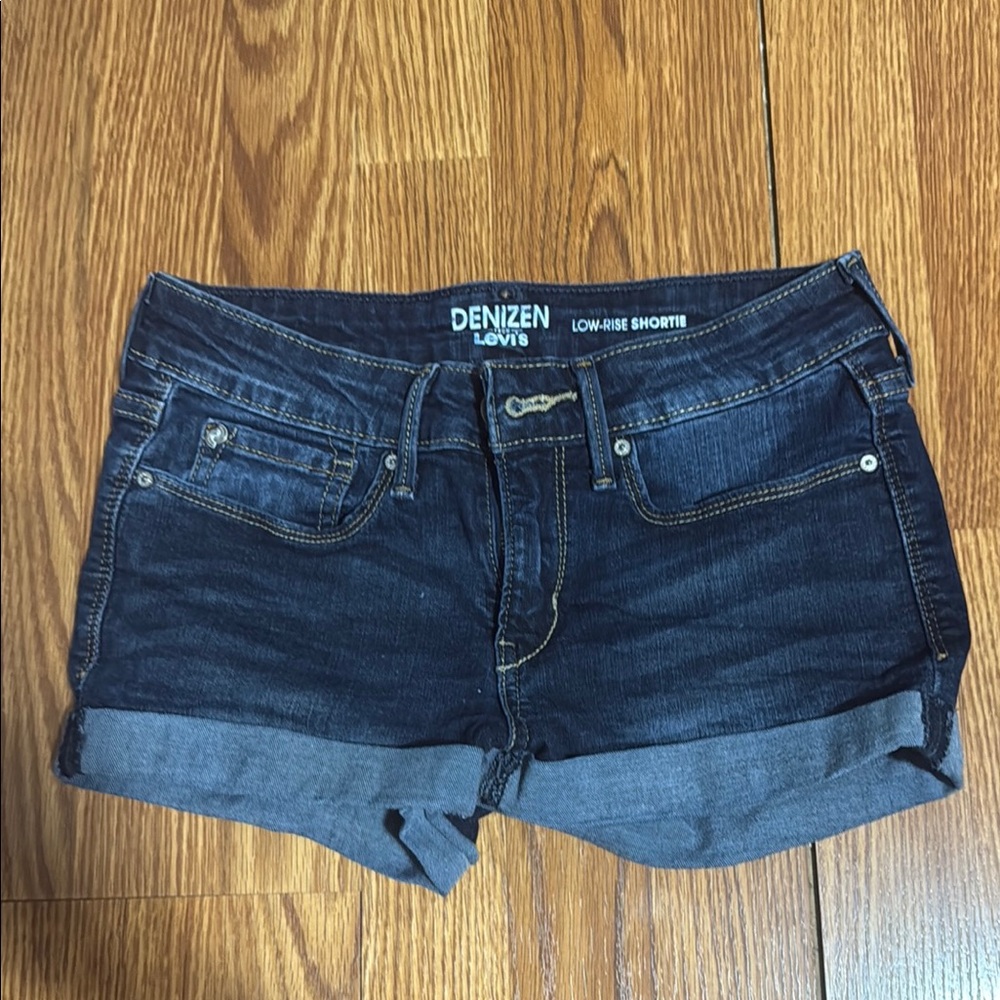 Denizen from Levi's Blue Jean Shorts with Rolled Hem
